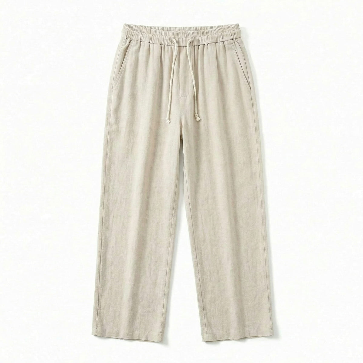 Conjunto de lino para hombre — corte relajado — vacaciones en la playa